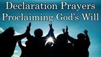 Scripture Prayer Declarations